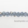 Steel Blue AB Coated Crystal Donut