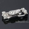 Magnetic 2 Strand Crystal Fold Over Clasp