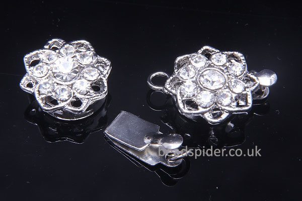 Crystal Studded Pinch Clasp
