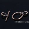 Antiqed Oval Toggle Clasps