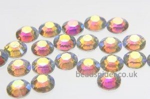 Clear AB Coated Glue-On Crystals