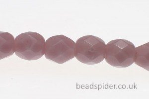  Opaque Lilac Czech Glass