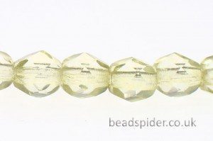  Light Olivine Czech Glass