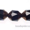 Jet Bronze    Czech Glass