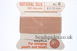 Nude 100% Silk Knotting Thread size 6