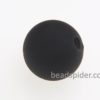 Black Satin Solaris Bead