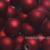 Red Satin Solaris Bead