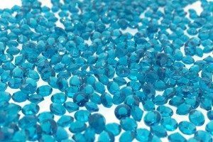 4mm Teal Acrylic Diamond