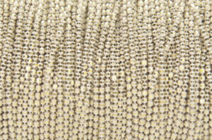 White Shimmer Ball Chain