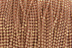 Salmon Shimmer Ball Chain