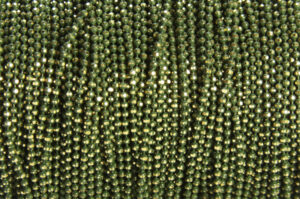 Metallic Sage Shimmer Ball Chain