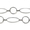 Hand made fancy chain - ovals & circles