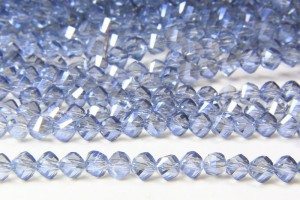 Dusty Blue Crystal Twist
