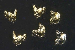 4mm Gold Calotte 3g packet