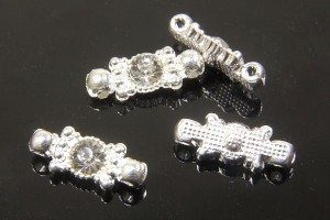 2 Large Hole Crystal Slider