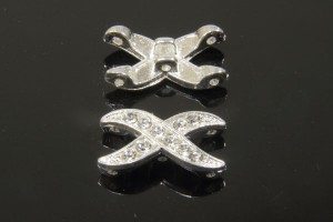 3 Hole Cross Crystal Slider