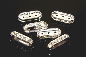 3 Hole Bar Crystal Slider