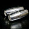 4mm Hole Silver Barrel Magnetic Glue-in Clasp