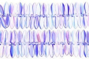 Lustre Blue Crystal Daggers