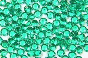 4mm Forest Green Acrylic Diamond