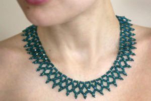 Teal Nebula Constellation Necklace & Bracelet Kit