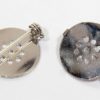 Round Brooch Back