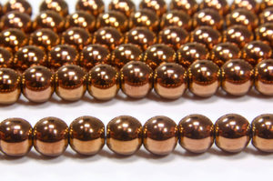 Bronze Round Hematite