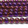 Mystic Purple Round Hematite