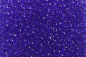 Transparent Egyptian Blue Preciosa Seed Beads