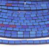 Matte Electric Blue Hematite Bricks