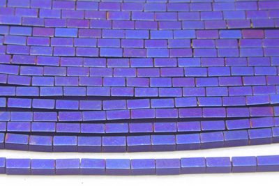Matte Electric Purple Hematite Bricks