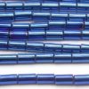Electric Blue Hematite Tubes