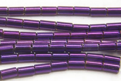 Mystic Purple Hematite Tubes
