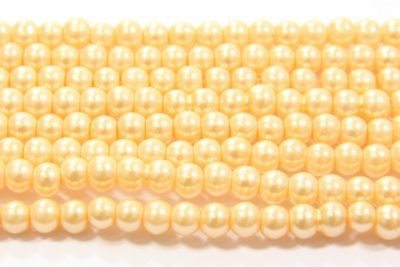 Soft Peach Glass Pearl