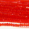 2mm Lustre Ruby Crystal Bicones