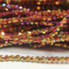 2mm Metallic Magenta Rose Crystal Bicones