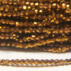 2mm Metallic Copper Crystal Bicones