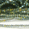 2mm Metallic Forest Crystal Bicones