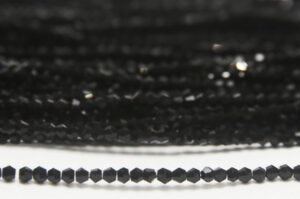 2mm Onyx Crystal Bicones