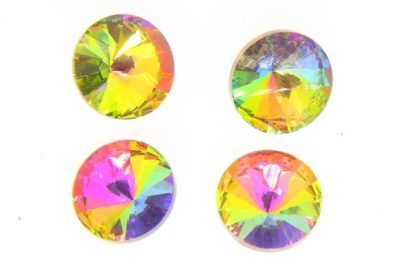 14mm Aurora Crystal Rivolis