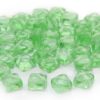 Transparent Ice Green Czech Silky Beads