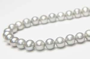 7.5-8mm Silver Grey Potato Freshwater Pearls