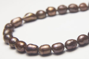 8mm Copper Rice Freshwater Pearls