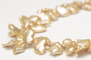 Champagne Keshi Freshwater Pearls