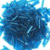 Transparent Azure Blue Toho Bugle Beads