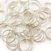 12mm Silver Split Rings