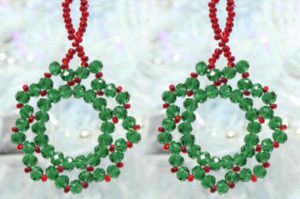 Crystal Christmas Wreath Kit - Makes 2
