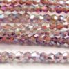2mm Amethyst AB Crystal Bicones