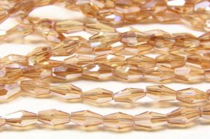 Champagne AB Crystal Long Bicone