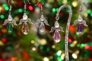Crystal Angel Earring and Bookmarks Kit - Makes 12